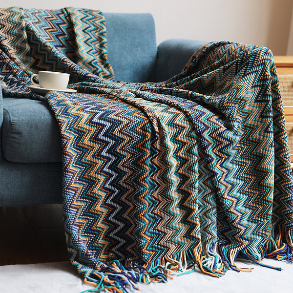 Bohemia Sofa Blanket Summer Knitted Blanket