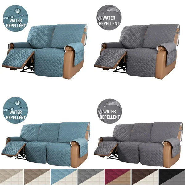 1, 2 and 3 Seater Water Repellent Recliner, Sofa Covers, Pet and child safe