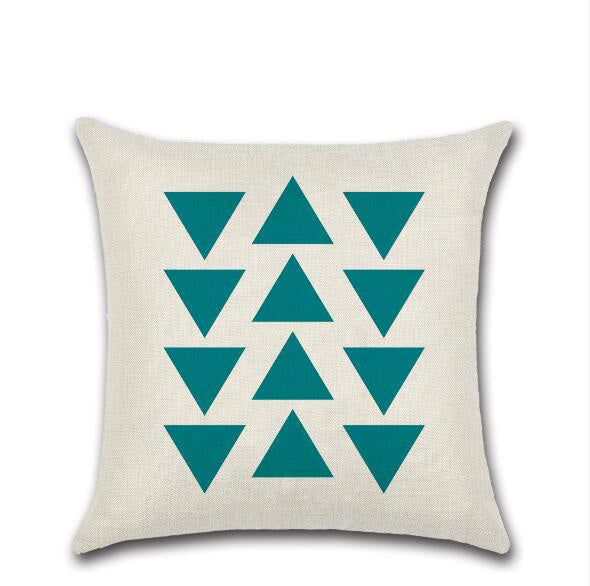 Abstract and geometric pattern cushion cover decorative pillows Deer Head Square decorative prints