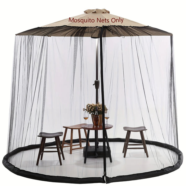 Outdoor Sunshade And Mosquito Net, (Table and Chairs Not Included)