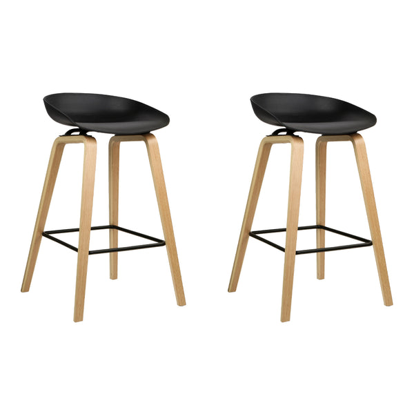 Artiss 2x Bar Stools Wooden