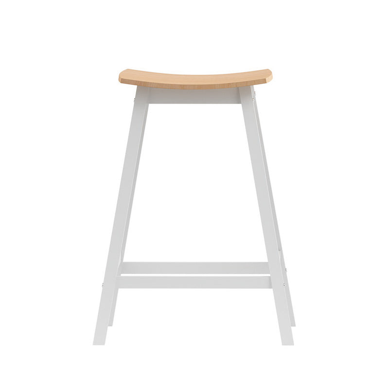 Artiss 2x Bar Stools Wooden Chairs Oak