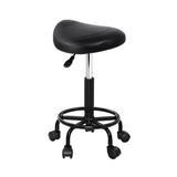 Artiss Salon Stool Saddle Swivel Chair